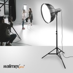 Walimex pro Studio Line Beauty Dish -softbox 85 cm, hopea, Aurora/Bowens-adapteri, kenno, diffuusorit, laukku
