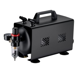 Airbrush-kompressori AS18TB 1/6 PS, 20-23 l/min, 1 l säiliö