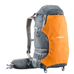 Mantona elementsPro 40 Kamerareppu, oranssi, 210 x 300 x 600 mm
