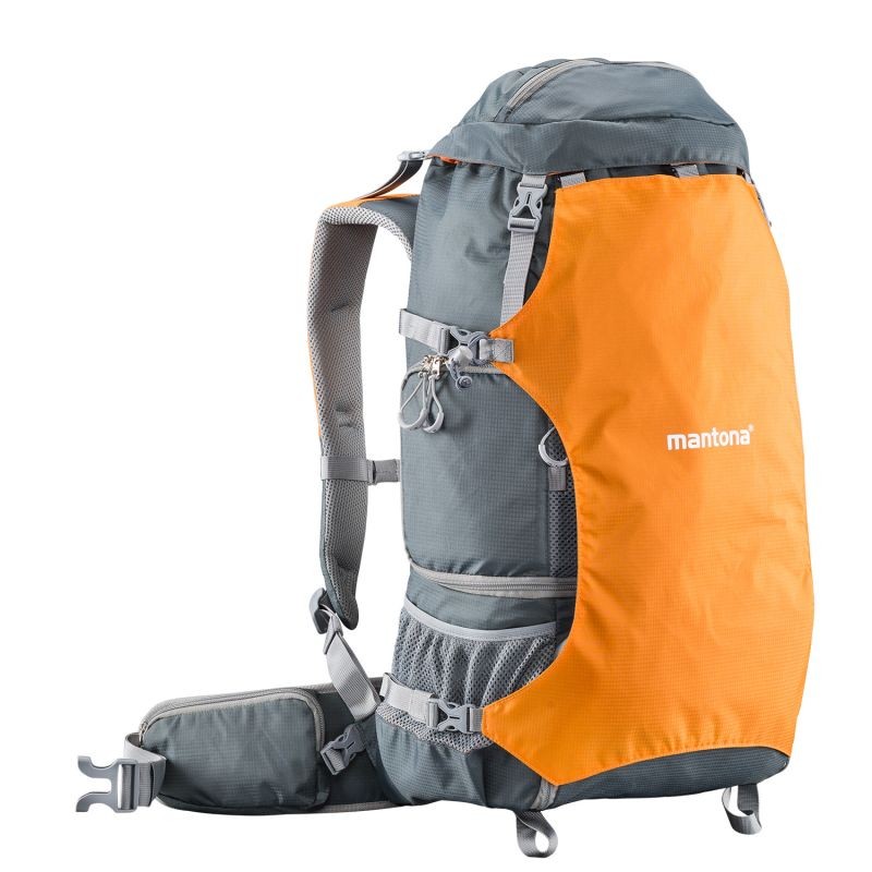 Mantona elementsPro 40 Kamerareppu, oranssi, 210 x 300 x 600 mm