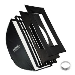 Walimex pro Studio Softbox 60x90 cm kenno maskit Bowens ja Elinchrom adapterit kuljetuslaukku