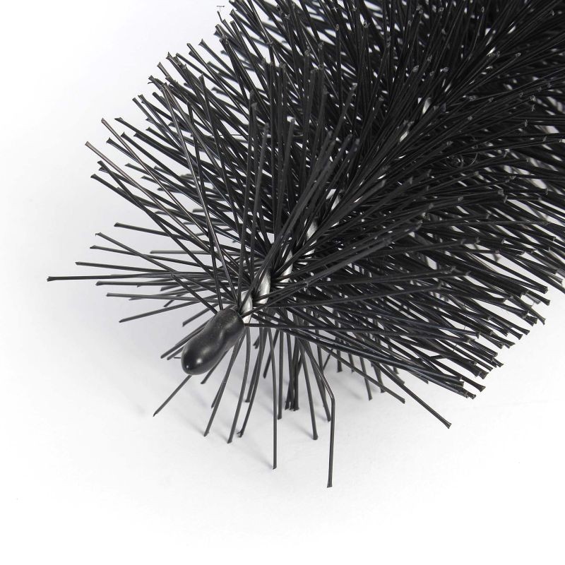 Suodatinharjat lammeen, 24 kpl, 60 cm x Ø 15 cm, musta, polypropyleni