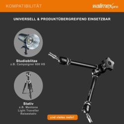 Walimex pro nivelvarsi XL SP 530 x 80 x 80 mm 5 kg kantavuus musta