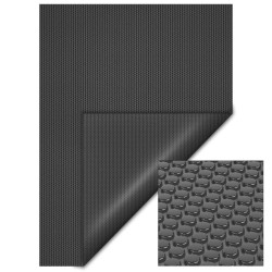 Uima-altaan aurinkopeite 5 x 8 m, musta, 120 µm PE, suorakaide
