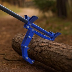 5-in-1-puunnostin ja tukkien pyöritin Ø50 cm, hiiliteräs, 120 cm