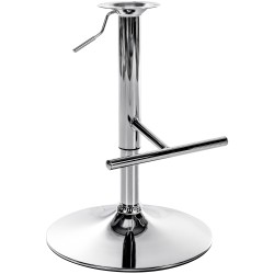 Pyörivä ja korkeussäädettävä baarijakkaran T-jalusta varaosana