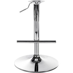 Pyörivä ja korkeussäädettävä baarijakkaran T-jalusta varaosana