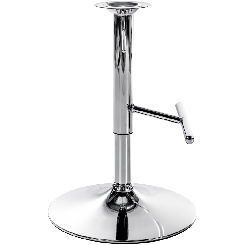 Pyörivä ja korkeussäädettävä baarijakkaran T-jalusta varaosana