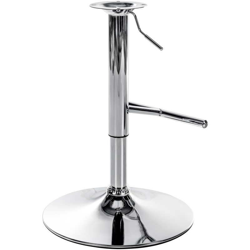 Pyörivä ja korkeussäädettävä baarijakkaran T-jalusta varaosana