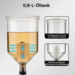 Diesel-polttoainesuuttimien testilaite, manometri 0-600 bar, adapterit mukana