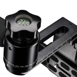Mantona Gimbal TK II gimbal jalustapää teleobjektiiveille kantavuus 8 kg pikavapautuslevyllä