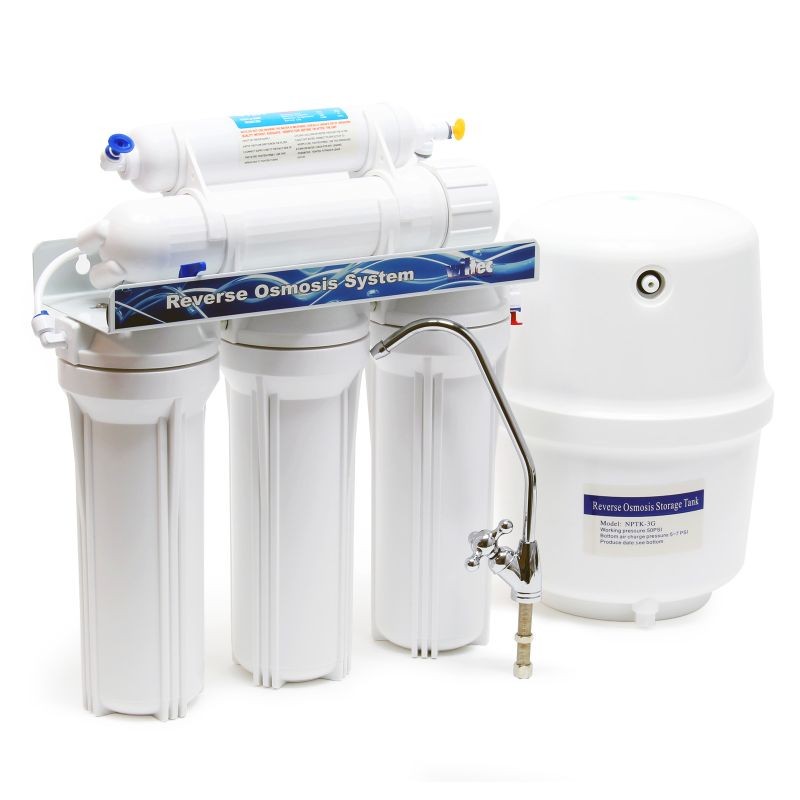 Naturewater NW-RO50-NP35 5-vaiheinen käänteisosmoosijärjestelmä 190 l/vrk, sis. säiliön