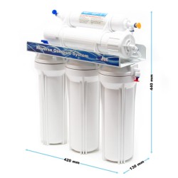 Naturewater NW-RO50-NP35 5-vaiheinen käänteisosmoosijärjestelmä 190 l/vrk, sis. säiliön