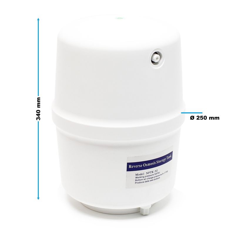 Naturewater NW-RO50-NP35 5-vaiheinen käänteisosmoosijärjestelmä 190 l/vrk, sis. säiliön