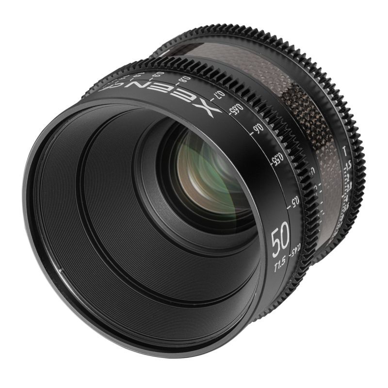 Samyang XEEN CF 50 mm T1.5 elokuvaobjektiivi 8K Täyskenno Hiilikuitu PL-kiinnitys