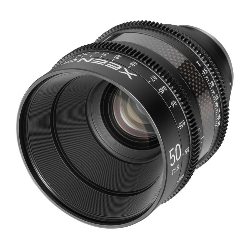 Samyang XEEN CF 50 mm T1.5 elokuvaobjektiivi, 8K, täyskenno, hiilikuitu, Sony E