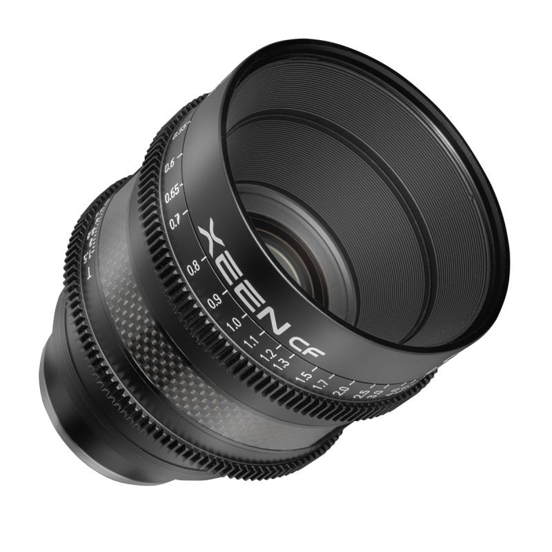 Samyang XEEN CF 50 mm T1.5 elokuvaobjektiivi, 8K, täyskenno, hiilikuitu, Sony E