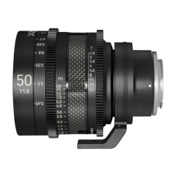 Samyang XEEN CF 50 mm T1.5 elokuvaobjektiivi, 8K, täyskenno, hiilikuitu, Sony E