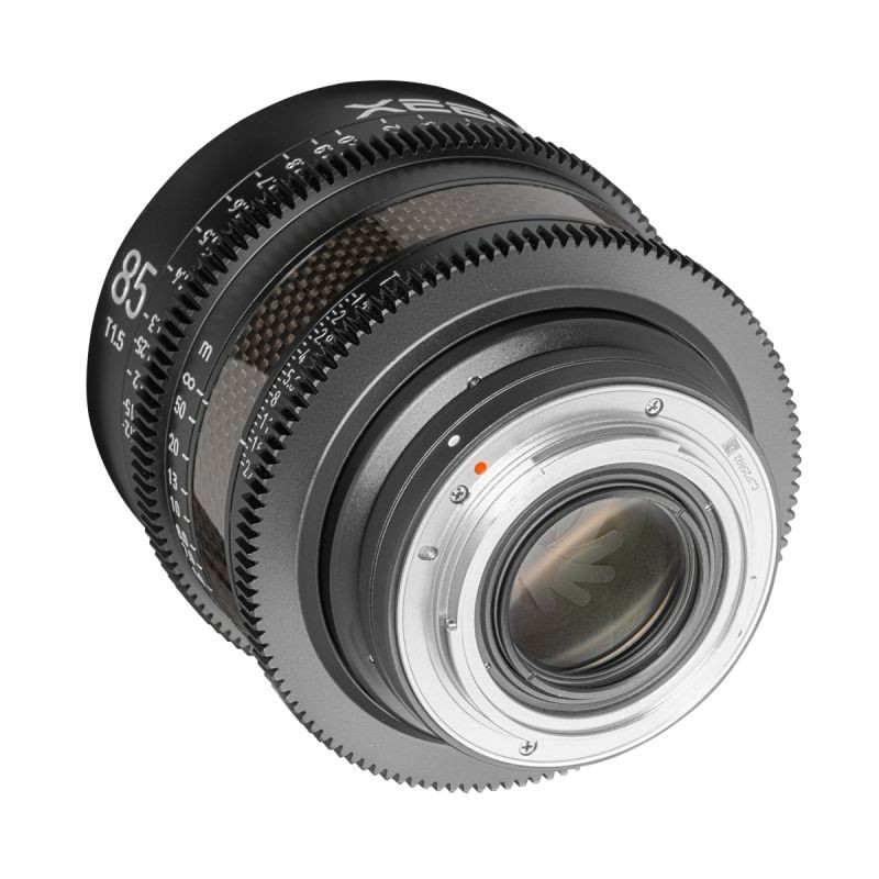 Samyang XEEN CF 85 mm T1.5 elokuvaobjektiivi, 8K, täyskenno, hiilikuitu, Canon EF