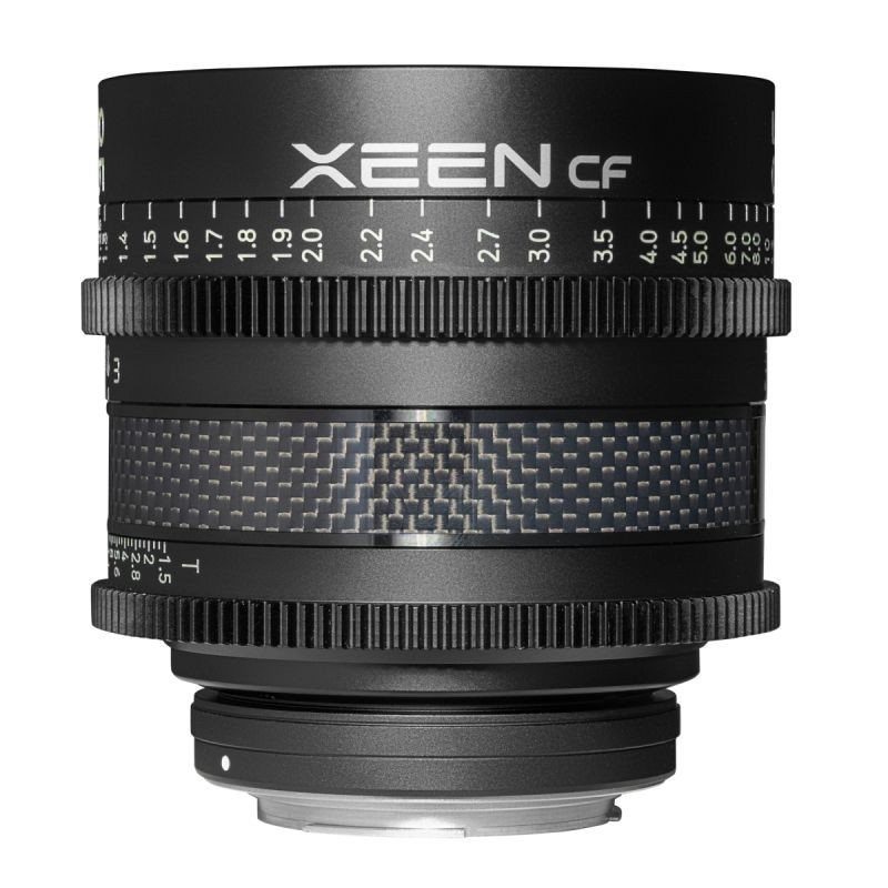 Samyang XEEN CF 85 mm T1.5 elokuvaobjektiivi, 8K, täyskenno, hiilikuitu, Canon EF