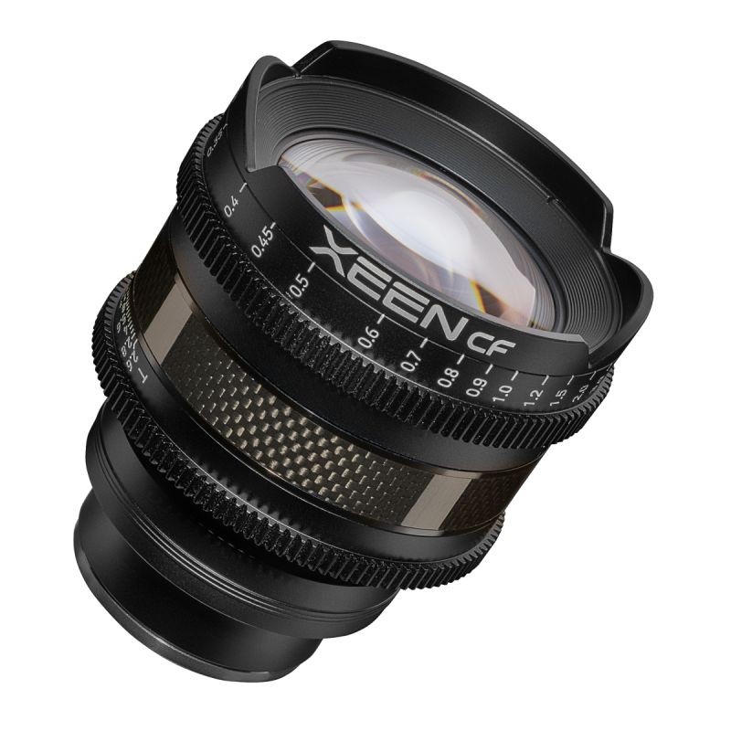 Samyang XEEN CF 16 mm T2.6 Sony E -hiilikuituinen elokuvaobjektiivi, 8K, täyskenno