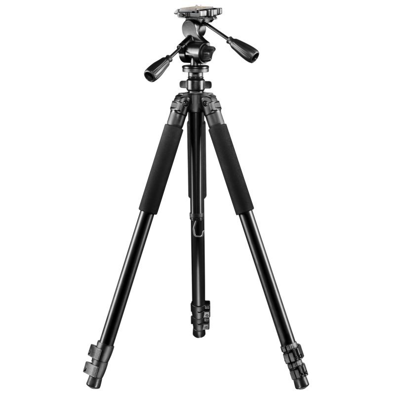 Walimex pro FT-665T kamerajalusta 3D-jalustapäällä, alumiini, 12 kg, 185 cm, vatupassi, kompassi