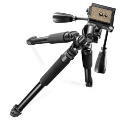 Walimex pro FT-665T kamerajalusta 3D-jalustapäällä, alumiini, 12 kg, 185 cm, vatupassi, kompassi