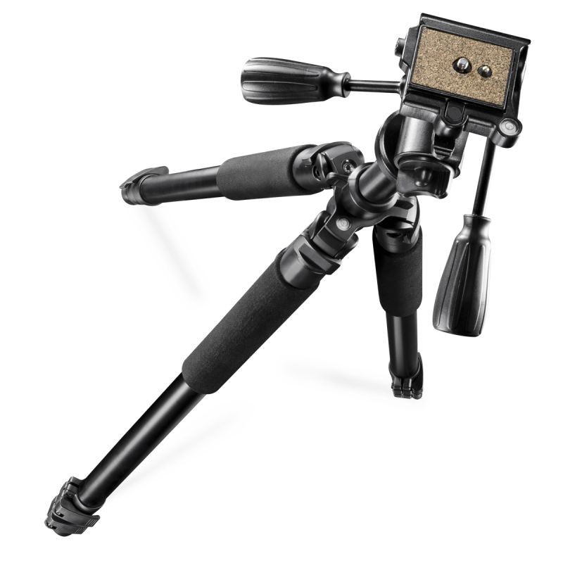Walimex pro FT-665T kamerajalusta 3D-jalustapäällä, alumiini, 12 kg, 185 cm, vatupassi, kompassi