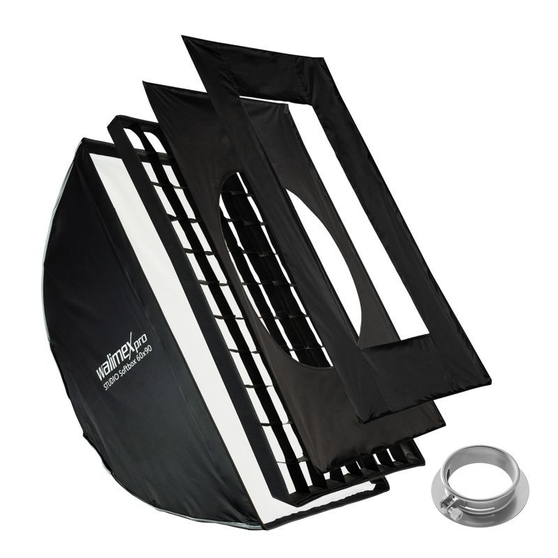Walimex pro Softbox Octa 60 oktagon-softbox 60 cm, kenno, maski, Bowens- ja Profoto-adapterit