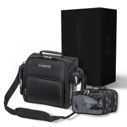 GlamSeries GlamTraveler meikkilaukku 3 pussukkaa musta 340 x 190 x 280 mm
