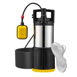 Puhtaan veden uppopumppu 850 W kellukskytkin 5000 l h pumppauskorkeus 20 m sukellussyvyys 7 m
