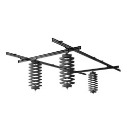 Walimex pro Kattokiskojärjestelmä 4 x 2 6 m 8 kattokiinnikettä ja 3 pantografiaa 40 215 cm max 6 kg