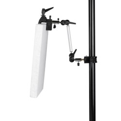 Walimex Monikäyttöinen nivelvarsi superkiinnikkeillä, 3 segmenttiä, pituus 1100 mm, kantavuus 2 kg, musta