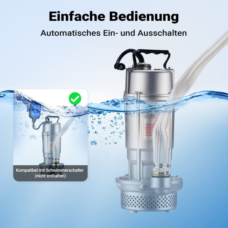 Likavesipumppu 370 W, 1500 l/h, 20 m letku
