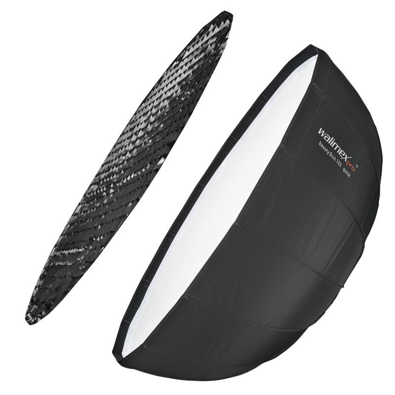 Walimex pro SL Beauty Dish Softbox QA105 105 cm Aurora/Bowens, kenno ja diffuusorit