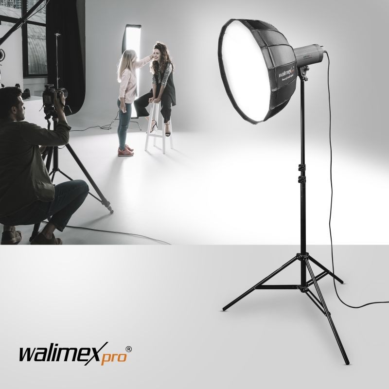 Walimex pro SL Beauty Dish Softbox QA105 105 cm Aurora/Bowens, kenno ja diffuusorit