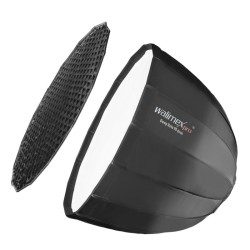 Walimex pro Studio Line Deep Rota QA90 softbox 90 cm kenno diffuusorit kuljetuslaukku K sarjan adapteri