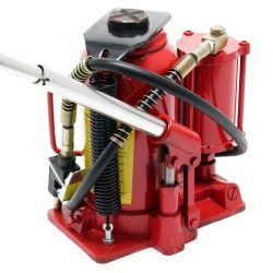 Hydraulinen ja pneumaattinen pullonostin 20 t, 260–510 mm, teräs, punainen