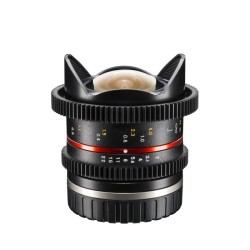 Walimex Pro 8mm f/3,1 VCSC kalansilmäobjektiivi valokuvaukseen ja videoon, Sony E-Mount, musta