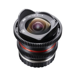Walimex Pro 8mm f/3,1 VCSC kalansilmäobjektiivi valokuvaukseen ja videoon, Sony E-Mount, musta