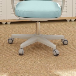 Ergonominen työtuoli toimistoon, säädettävä ja keinutoiminto, 55 x 48 x 82,5–94,5 cm, vihreä
