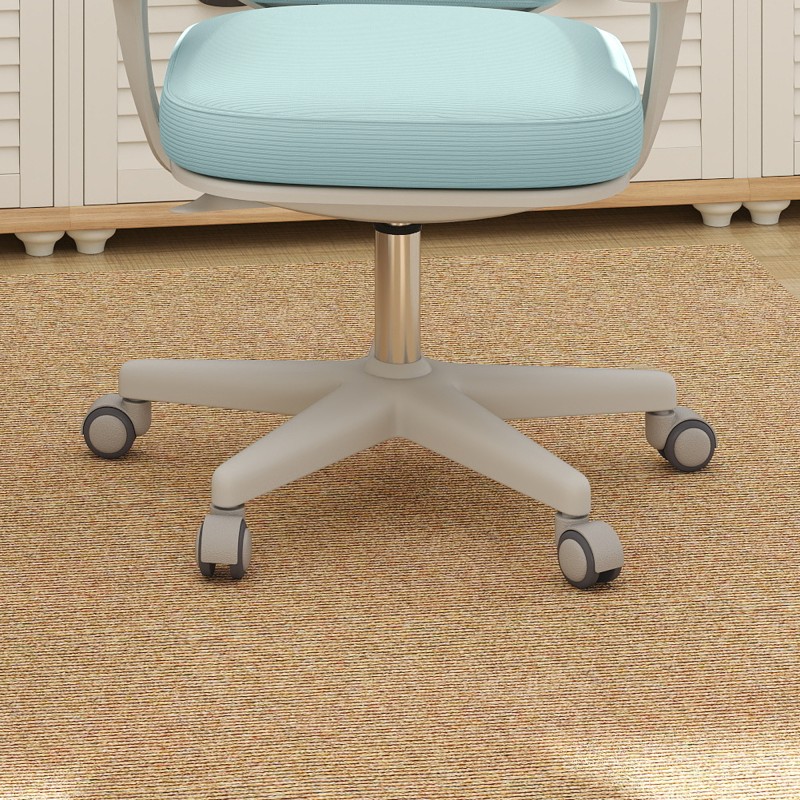 Ergonominen työtuoli toimistoon, säädettävä ja keinutoiminto, 55 x 48 x 82,5–94,5 cm, vihreä