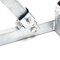 Veneen trailerin ohjausrulla 111 cm keskitysapu 800 kg säädettävä leveys 80 124 cm sinkitty teräs