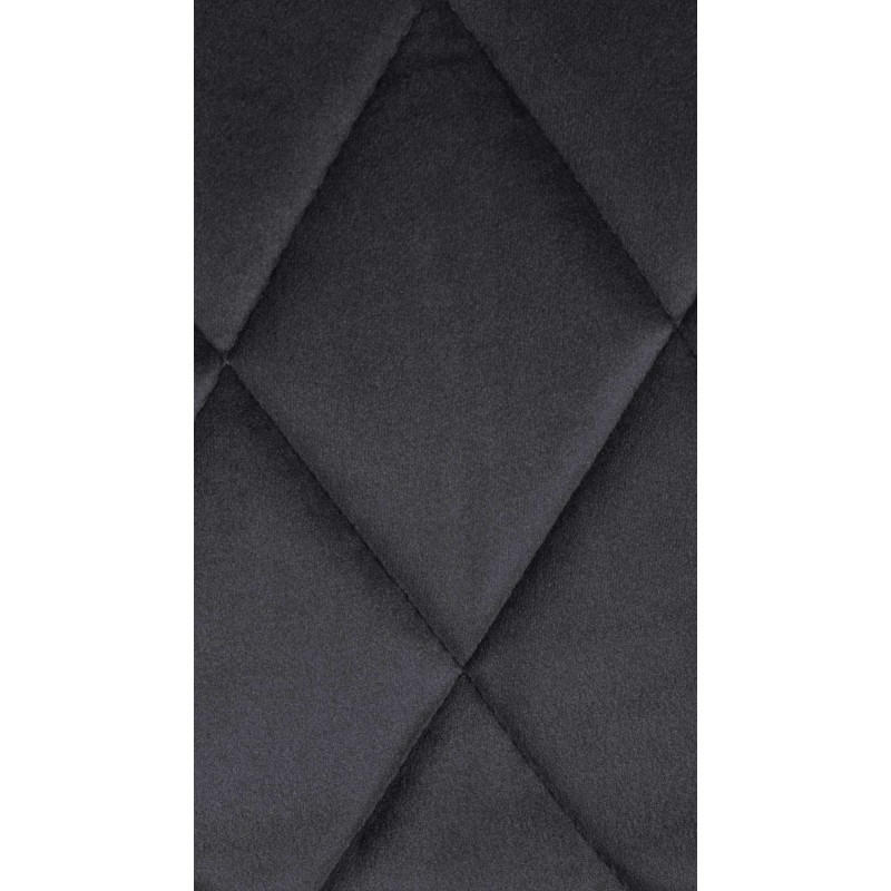 Samettipäällysteinen säädettävä baarijakkara selkänojalla