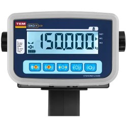 Tasovaaka 150 kg / 0,05 kg 40 x 35 cm LCD-näytöllä vahvistettu