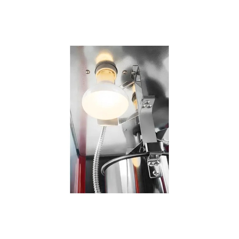 Royal Catering Popcorn-kone 1500 W, 5-6 kg/h, punainen
