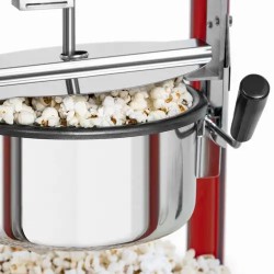 Royal Catering Popcorn-kone 1500 W, 5-6 kg/h, punainen