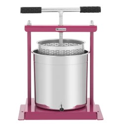 Wiesenfield hedelmäpuristin 12 l ruostumaton teräs ja rauta, 5 puristusliinaa