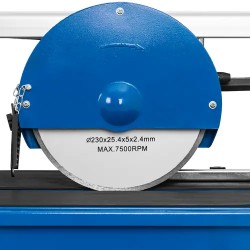 MSW Sähköinen laattaleikkuri 1500 W 0-45° vesijäähdytyksellä