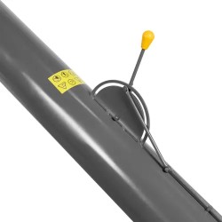 Wiesenfield ruuvikuljetin 3 m, 80-1000 kg/h, 1400 U/min, säädettävä korkeus